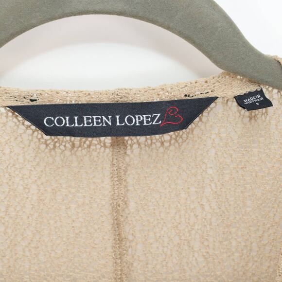 Colleen Lopez Lightweight Knit Long Cardigan - Womens Small - Camel - NWOT - Picture 5 of 5
